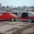 1932 Plymouth Coupe Hot Rod with Tear Drop Trailer