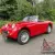 1960 Austin Healey Frogeye Sprite Mk I in red with red interior.