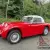 1960 Austin Healey Frogeye Sprite Mk I in red with red interior.