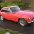 MGB GT 1972, 15" Chrome Wire Wheels, Red, Leather interior, 1 Previous Owner