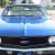 1969 Chev Camaro Coupe Blue w hockey stripes, 327, 4 Speed muncie, Vinyl top
