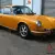 1969 Porsche 911 T Bahama Yellow Sportomatic Coupe Very Original CA Black Plate