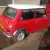 Austin Mini City 1000 E 998cc 1985 Red