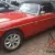 MGB Roadster car -Tartan Red,tax exempt