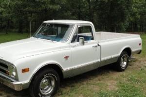1968 Chevy C-10 Pick-Up White with Blue Interior, Fully Restored Photo