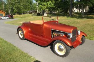 1928 Ford Model A roadster street rod, 350 auto, fresh build, Bebops, progressiv