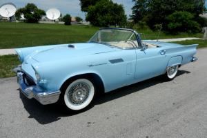 MINT 1957 FORD THUNDERBIRD, FRAME OFF RESTORATION, BOTH TOPS, AUTOMATIC, PERFECT Photo