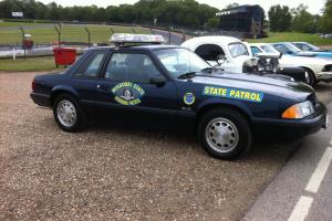 1990 FORD Mustang SSP Police car. Fox body Mustang 5.0 liter. 5 speed.