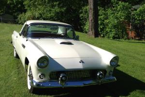 1955 Ford Thunderbird ( Cadillac Diamond Dust White w/ Pearl )