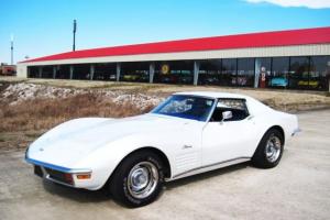 1972 Chevy Corvette!! Pearl White/Blue!! 350/Auto!! Numbers Matching!!