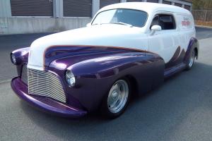 CUSTOM CHOPPED SUPERCHARGED CHEVY DELIVERY SHOW CAR