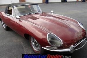 1964 Jaguar Series I 3.8  E-type Roadster, Low Miles, Nice Running Project Car. Photo