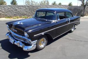 56 Chevy Two-Ten 210 2dr POST Sedan Del-Ray SUPERCHARGED