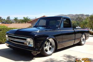 1971 Chevy C10 Short Bed Custom GM 350 4bbl 700R4  20" PS Disc Leather A/C PW