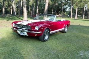 1966 FORD MUSTANG CONVERTIBLE P/S 289 AUTO 1965 1967 1968 FASTBACK COUPE Photo