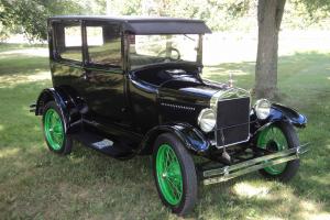 1927 Ford Model T Tudor Numbers Matching Runs and Drives Beautifully Restored