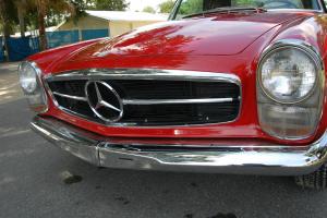 1967 Mercedes Benz 250sl Hardtop Softtop 4 Spd 568H Red (w113 like 230sl 280sl) Photo