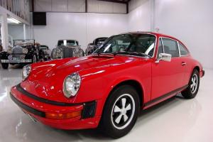 1975 PORSCHE 911S COUPE, OPTIONAL 5-SPEED MANUAL TRANSMISSION! POWER WINDOWS!
