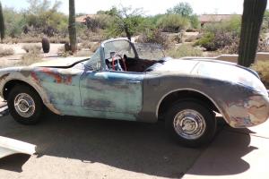 1956 Corvette Convertible With Motor Project Car Needs Complete Restoration #64