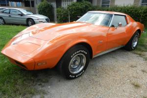 AWESOME 1973 CHEVY CORVETTE, MATCHING NUMBERS, T-TOPS, AUTO, A/C, TILT, NICE!
