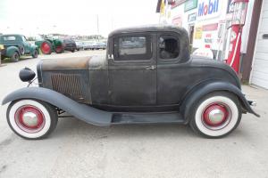 1932 FORD 5 WINDOW COUPE ALL STEEL