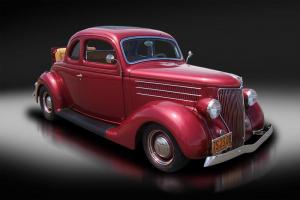 1936 Ford Custom 5 Window Coupe. Rare rumble seat! Over $100,000 invested. WOW!