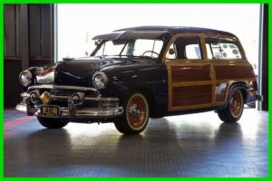 1951 Ford Woody 3 On The Tree Flathead