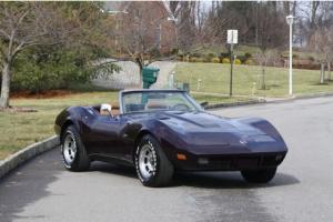 1974 CHEVY CORVETTE CONVERTIBLE 4 SPEED 350 SMALL BLOCK NUMBERS MATCHING BLOCK