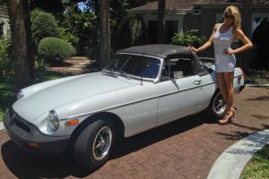 very nicely restored classic  white MGB runs like a champ,also has ice cold ac Photo
