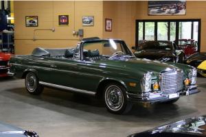 280SE CABRIOLET RARE LOW GRILLE - MOSS GREEN - RESTORED - SUPERB... Photo