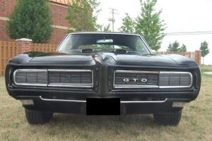 1968 GTO  455 eng. 400 trans. Black on Black , Runs, sounds and looks Excellent.