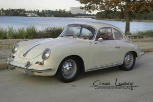 Very clean Porsche 356 S coupe Ivory on Red Photo