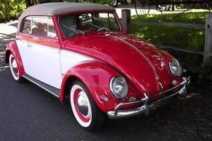 1956 Volkswagen Beetle Cabriolet Convertible, Off Frame Complete Restoration! Photo