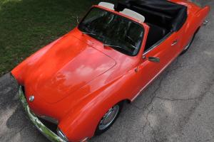 Tangerine convertible, freshly overhauled engine, new interior, very collectible Photo