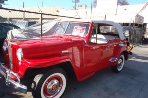 1948 WILLYS JEEPSTER OVERLAND 6 cyl Flathead OD