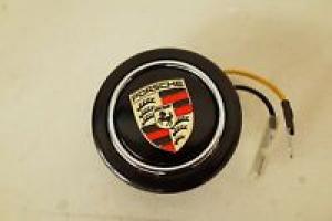 Porsche Crest Sport Steering Wheel Horn Button Gold Photo