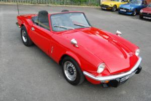 Triumph Spitfire 1500 convertible classic with hardtop LONG MOT FULLY RESTORED Photo