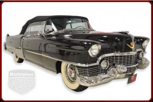 54 Cadillac Eldorado Convertible 331CI V8 Hydramatic Automatic Black/Red Photo
