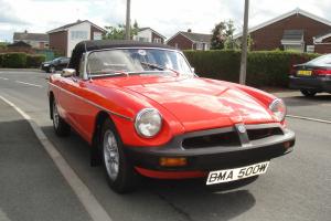  MGB ROADSTER IN VERMILLION RED 1981  Photo