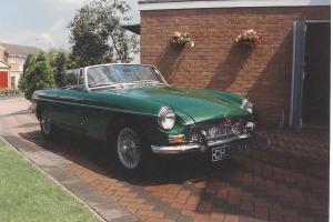  MGB ROADSTER MK1 1964, BRG, OVERDRIVE PULL HANDLE VGC BLK LEATHER INT TAX EXEMPT 