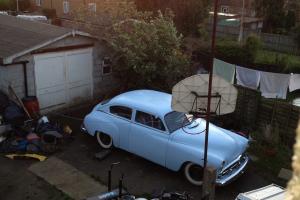  1951 plymouth custom classic hot rod rockabilly car mopar local pick up v8 blue  Photo