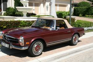 280 SL 1970 RESTORED BEAUTY EXCEPTIONAL CONDITION 4 SPEED MANUAL 2 TOPS A/C Photo