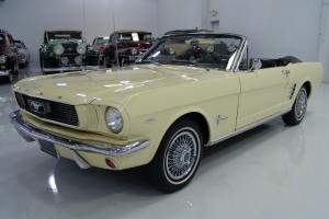 1966 FORD MUSTANG CONVERTIBLE, 289 CI/200 HP, C-4 AUTOMATIC!! STUNNING! Photo