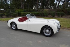 54 Jag XK120 2-seat roadster (OTS). Concours condition. Ready to show or drive Photo