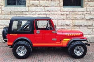 CJ7 Renegade Chevy 454 Big Block V8 4-Speed Manual 31" Red Power Steering Decals