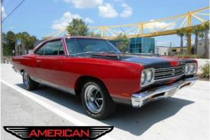 69 Satellite Road Runner 383 4 Spd Manual A/C PS Tour Red Restored Show Quality