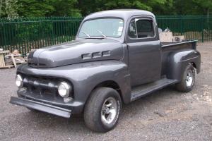  1951 FORD F1 PICKUP HOTROD RATROD CLASSIC AMERICAN 5.0 CHEVY V8 PROJECT  Photo