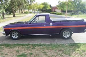  1972 XY Falcon GT K Code Replica UTE Wild Violet White Interior 