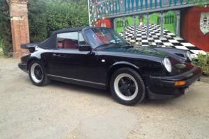 1983 Porsche 911SC Convertible~Black / Red Leather~Only 86,000 Miles Photo