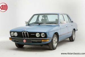 BMW E12 520 Low mileage, FSH